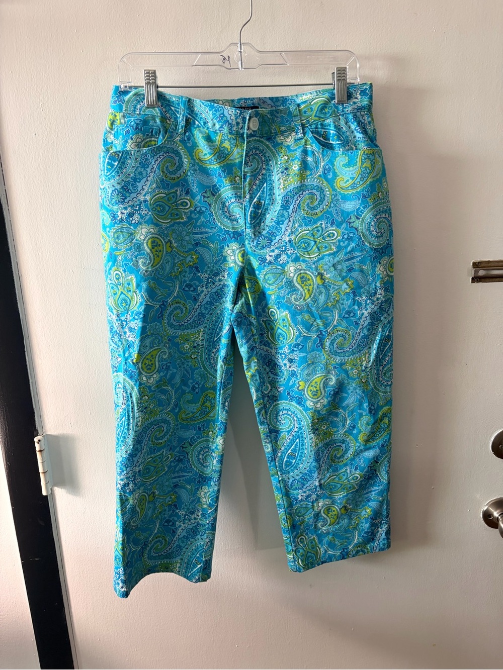 Chaps Blue & Green Paisley Men’s Chinos